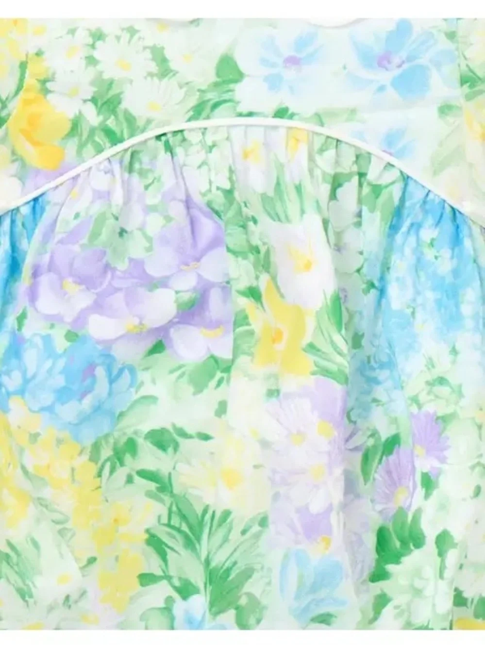 Janie and Jack—Floral Pastel Bubble Romper NWT